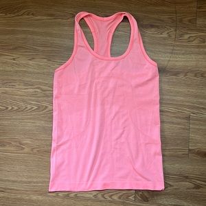 Pink Lululemon tank top